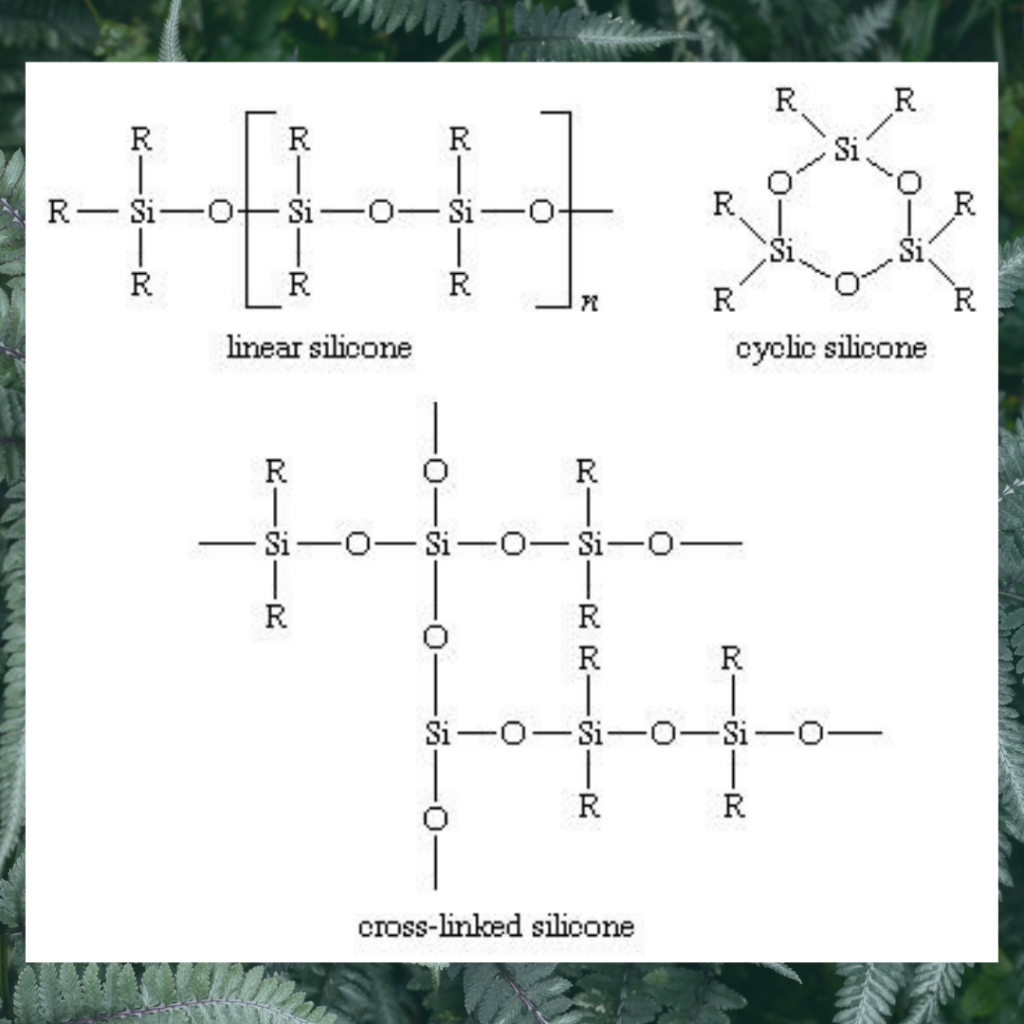 structure des molécules de silicone