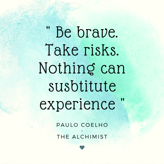 surmonter la peur de commencer : be brave. take risks. Nothing can substitute experience